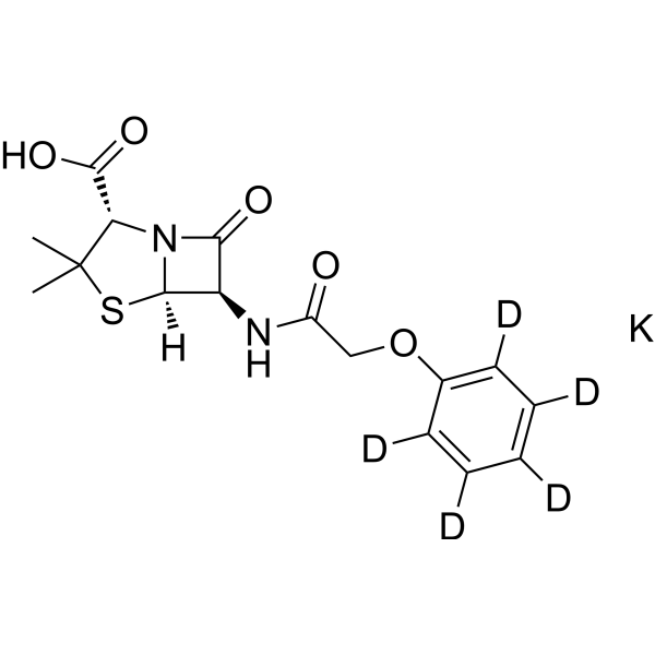 Penicillin V Potassium-d5 (Phenoxymethylpenicillin-d5 potassium salt) 2699607-22-0